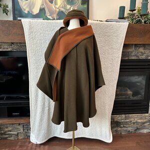 James Peter James  Wool and Cashmere Wrap including scarf and coche